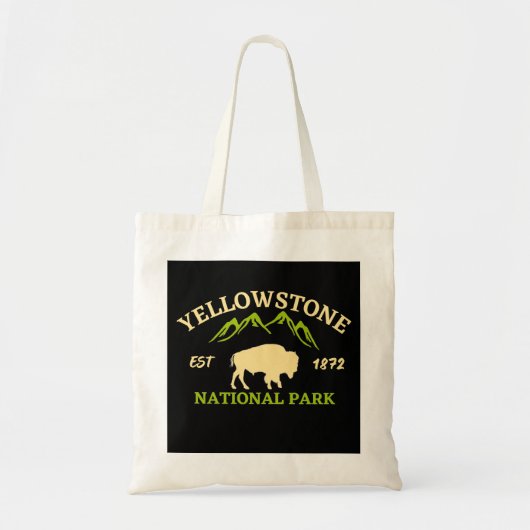 Nationaal Park Yellowstone Tote Bag (Voorkant)