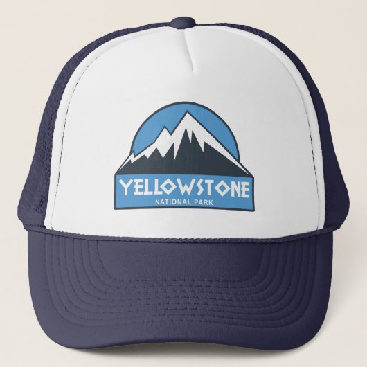 Nationaal Park Yellowstone Trucker Pet (Voorkant)