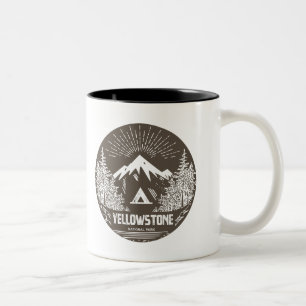 Nationaal Park Yellowstone Tweekleurige Koffiemok