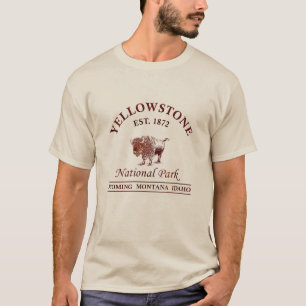 Nationaal park Yellowstone vintage T-shirt