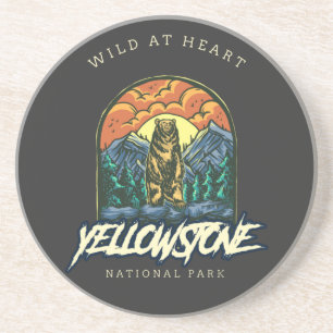 Nationaal Park Yellowstone Zandsteen Onderzetter