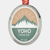 Nationaal park Yoho Metalen Ornament (Links)