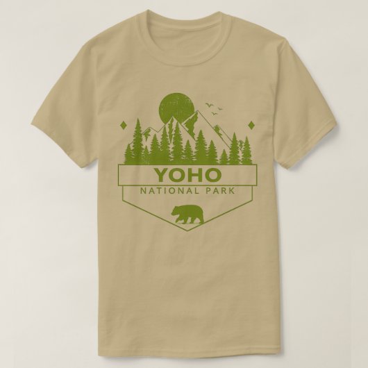 Nationaal park Yoho T-shirt (Design voorkant)