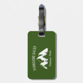 Nationaal Park Yorkshire Dales Bagagelabel (Achterkant verticaal)