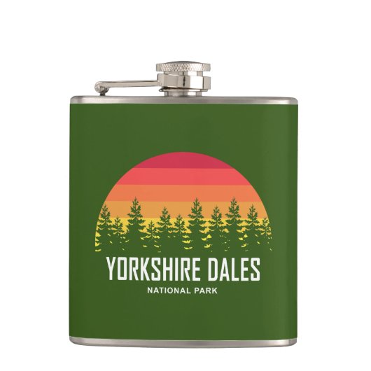 Nationaal Park Yorkshire Dales Heupfles (Voorkant)