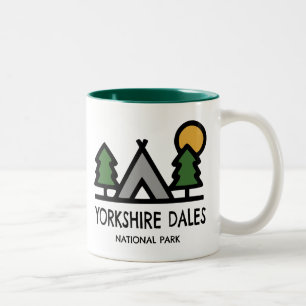 Nationaal Park Yorkshire Dales Tweekleurige Koffiemok