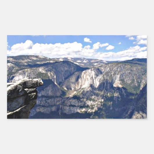 Nationaal park Yosemite (B) Rechthoekige Sticker (Voorkant)