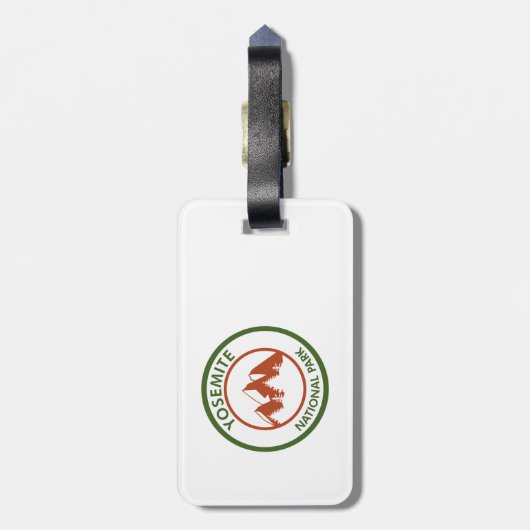 Nationaal park Yosemite Bagagelabel (Achterkant verticaal)