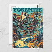 Nationaal park Yosemite Briefkaart (Voorkant / Achterkant)