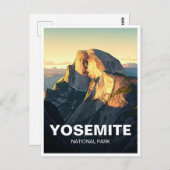 Nationaal park Yosemite Briefkaart (Voorkant / Achterkant)
