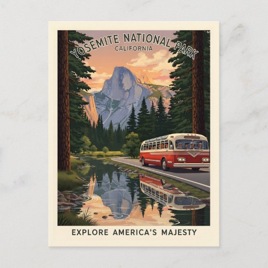  nationaal park Yosemite Briefkaart (Voorkant)