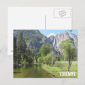Nationaal park Yosemite, briefkaart (Voorkant / Achterkant)