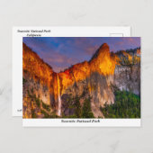 Nationaal park Yosemite Briefkaart (Voorkant / Achterkant)