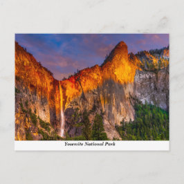 Nationaal park Yosemite Briefkaart