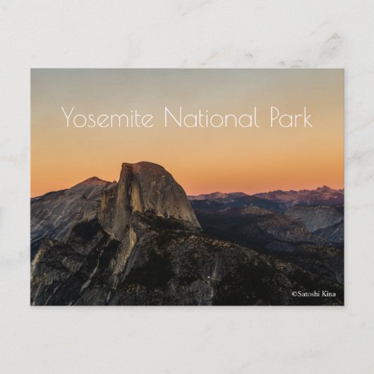 Nationaal park Yosemite Briefkaart (Voorkant)