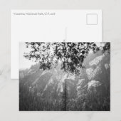 Nationaal park Yosemite Briefkaart (Voorkant / Achterkant)