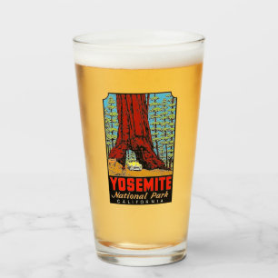 Nationaal Park Yosemite, Californië - Pint Glass Glas
