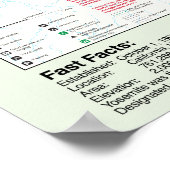 Nationaal park Yosemite Grote Poster (Hoek)