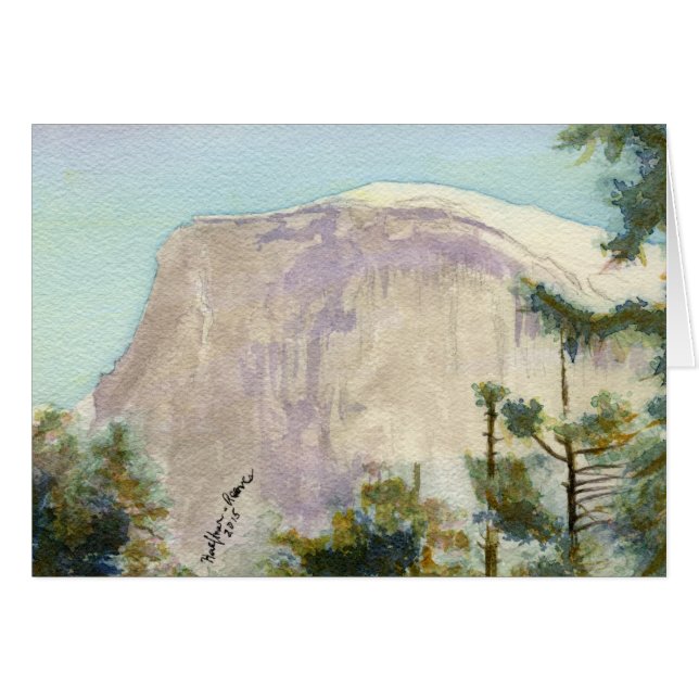 Nationaal park Yosemite:  Half-dome (Voorkant Horizontaal)
