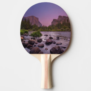Nationaal park Yosemite in Dusk Tafeltennisbatje