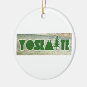 Nationaal park Yosemite Keramisch Ornament (Links)