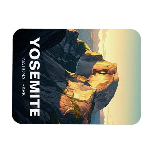 Nationaal park Yosemite Magneet (Horizontaal)