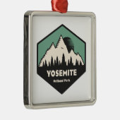 Nationaal park Yosemite Metalen Ornament (Rechts)
