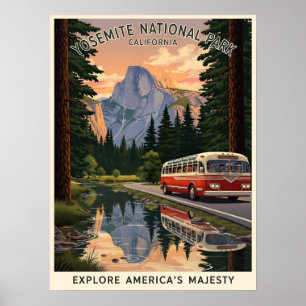 nationaal park Yosemite Poster