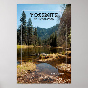 Nationaal park Yosemite Poster
