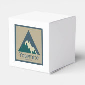 Nationaal park Yosemite Rustic Bedankdoosjes (Achterkant)