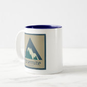Nationaal park Yosemite Rustic Tweekleurige Koffiemok (Voorkant links)