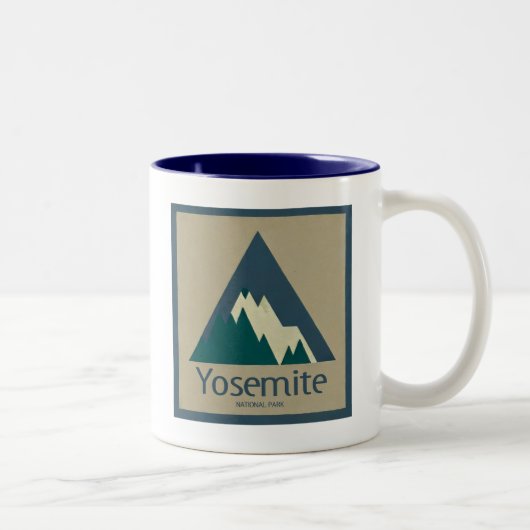 Nationaal park Yosemite Rustic Tweekleurige Koffiemok (Rechts)