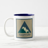 Nationaal park Yosemite Rustic Tweekleurige Koffiemok (Links)
