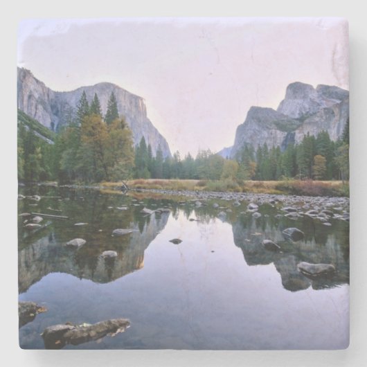 Nationaal park Yosemite Stenen Onderzetter (Voorkant)