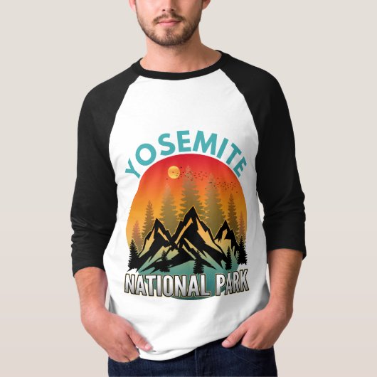 Nationaal park Yosemite T-shirt (Voorkant)