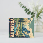Nationaal park Yosemite Valley Briefkaart (Staand voorkant)