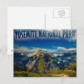 Nationaal Park Yosemite Valley Yosemite Briefkaart (Voorkant / Achterkant)