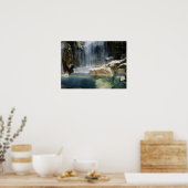 Nationaal park Yosemite Waterfall Poster (Keuken)