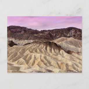 Nationaal park Zabriskie Point Death Valley Briefkaart