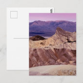 Nationaal park Zabriskie Point Death Valley Briefkaart (Voorkant / Achterkant)
