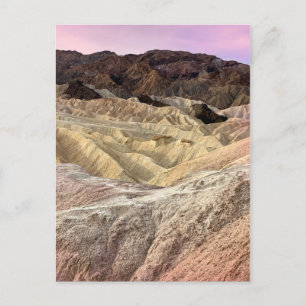 Nationaal park Zabriskie Point Death Valley Briefkaart