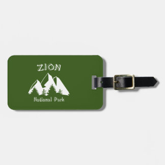 Nationaal Park Zion Bagagelabel