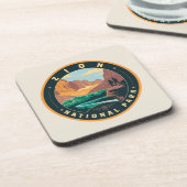 Nationaal Park Zion Bier Onderzetter (Linkerzijde)