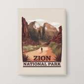 Nationaal Park Zion Button (Voorkant)