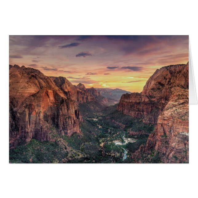 Nationaal Park Zion Canyon (Voorkant Horizontaal)