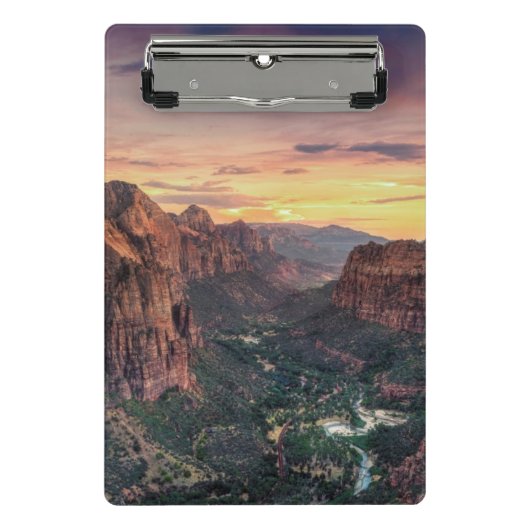 Nationaal Park Zion Canyon Mini Klembord (Voorkant)