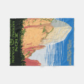 Nationaal Park Zion Fleece Deken (Voorkant (Horizontaal))