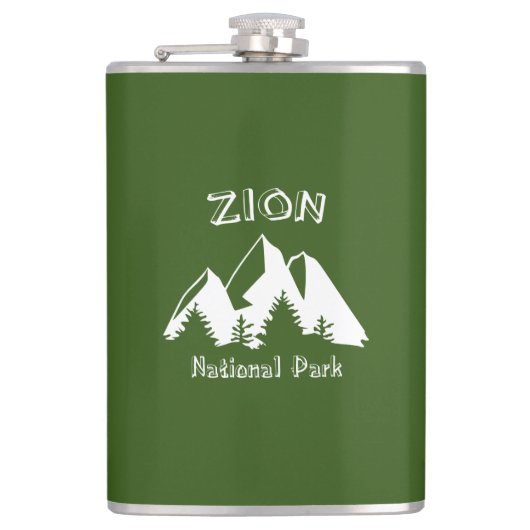Nationaal Park Zion Heupfles (Voorkant)