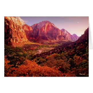 Nationaal park Zion in het najaar