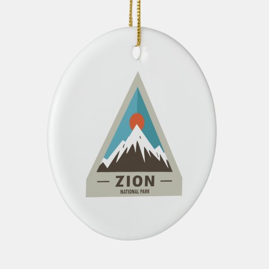 Nationaal Park Zion Keramisch Ornament (Rechts)